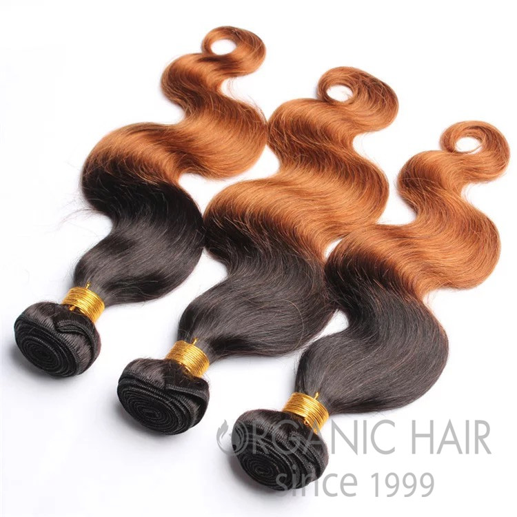 Ombre human hair extensions